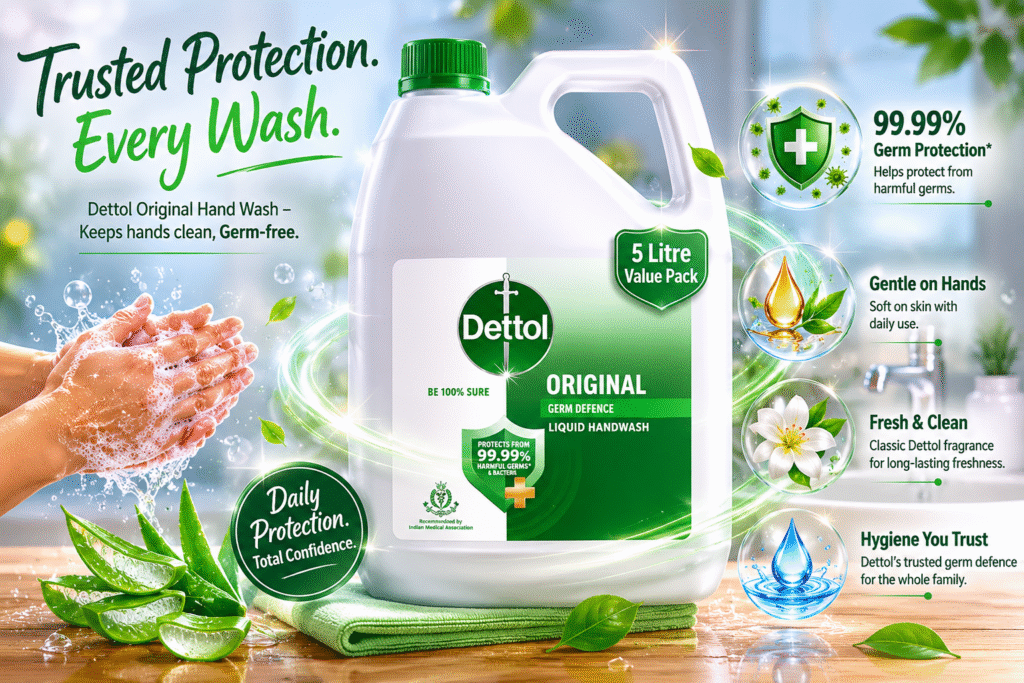 Dettol 5 Litre Handwash Review: Ingredients & Steps?