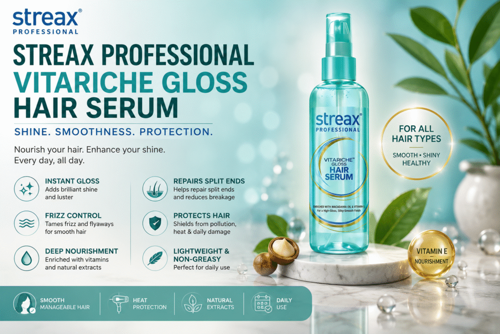 Streax Vitariche Gloss Hair Serum