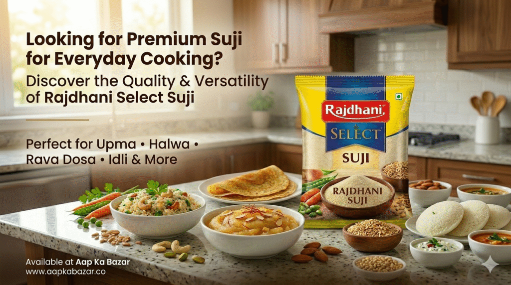 Why Is Rajdhani Suji a Trusted Choice for Indian Kitchens?