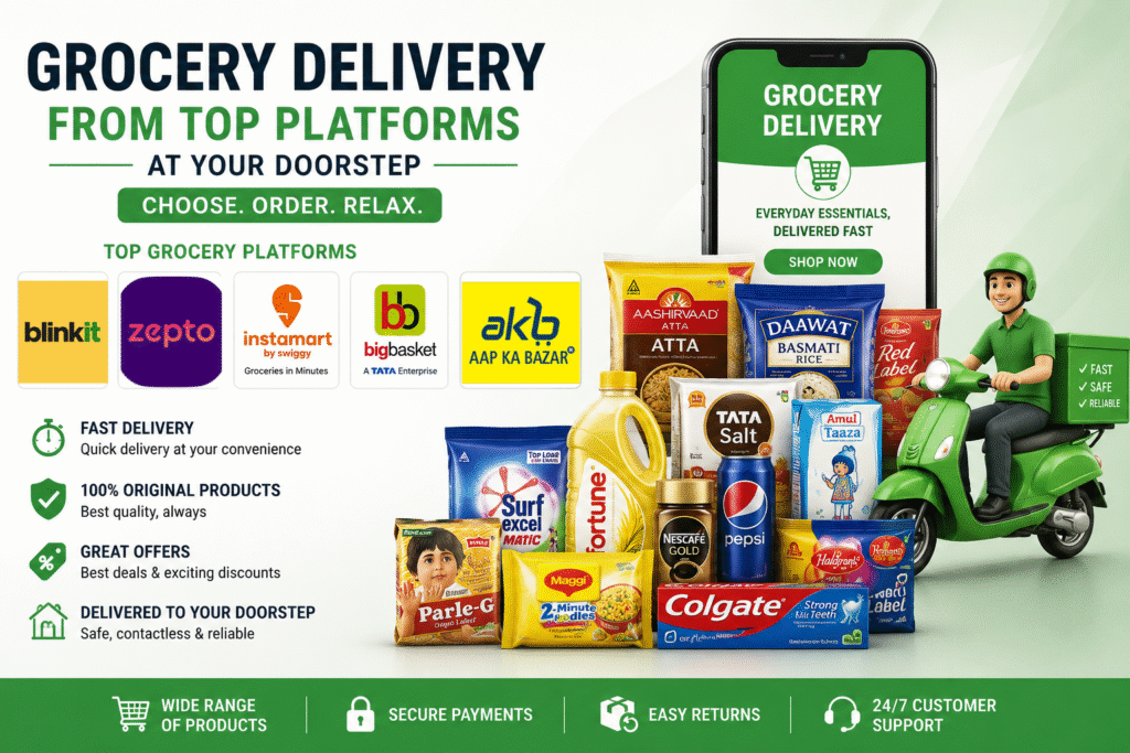 Fast Grocery Delivery Dwarka Sector 8