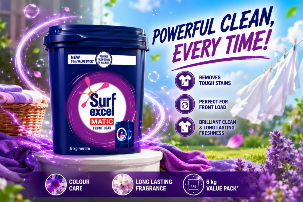 Surf Excel Matic Front Load Detergent Powder Review: Is It Worth Buying?