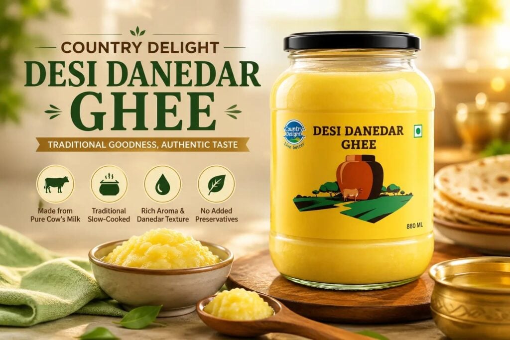 Country Delight Desi Danedar Ghee  : Benefits, Quality & Traditional Taste