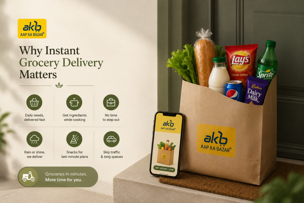 Instant Grocery Delivery Chirag Delhi