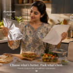 Aluminium Foil or Butter Paper