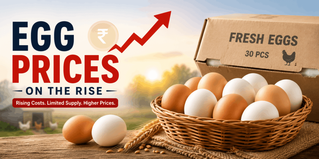 Egg Prices Soar 40% in India: Why Are Egg Prices Rising?