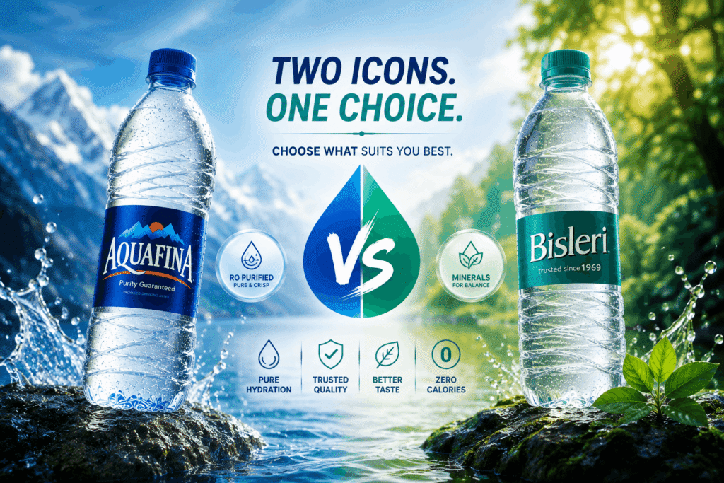 Bisleri vs Aquafina: Comparing Taste, Purification & Quality