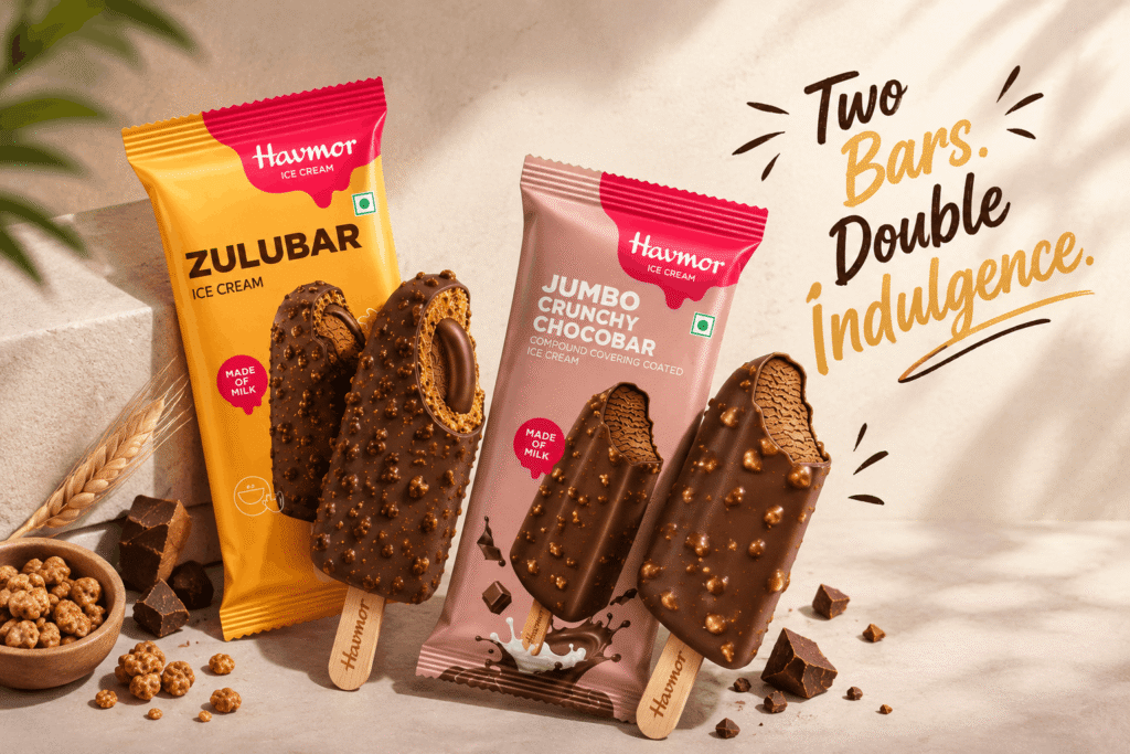 Havmor Zulubar vs Jumbo Crunchy Chocobar Ice Cream: Which One is Better?