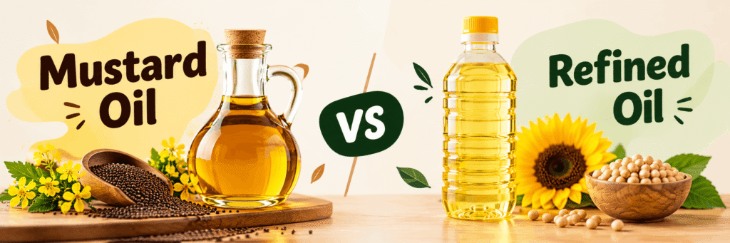 Mustard Oil vs Refined Oil: Which Is Better for Cooking?