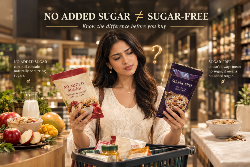 Is “No Added Sugar” the Same as Sugar-Free?