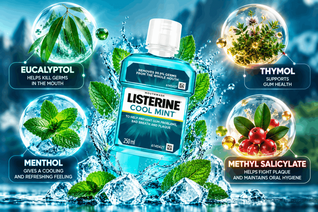 Ingredients in Listerine Cool Mint?