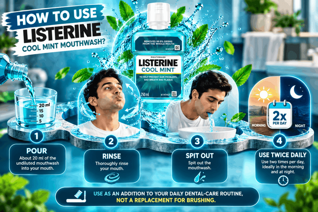  Use Listerine Cool Mint Mouthwash?