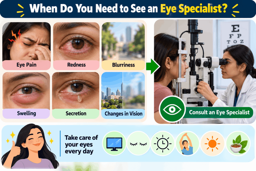 When Do You Need to See an Eye Specialist?