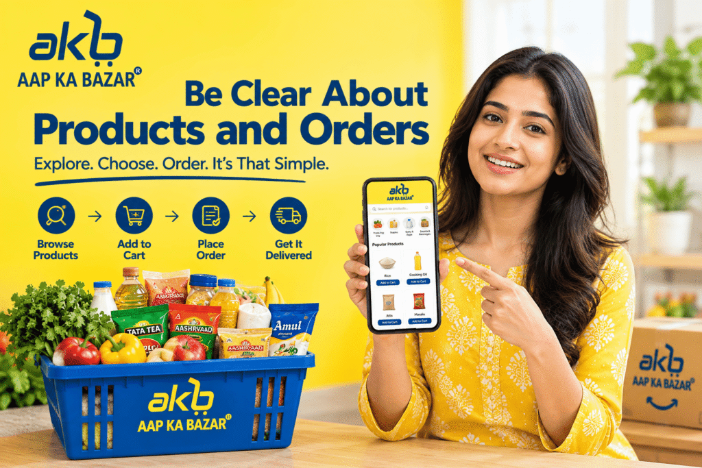 Be Clear About Products and Orders