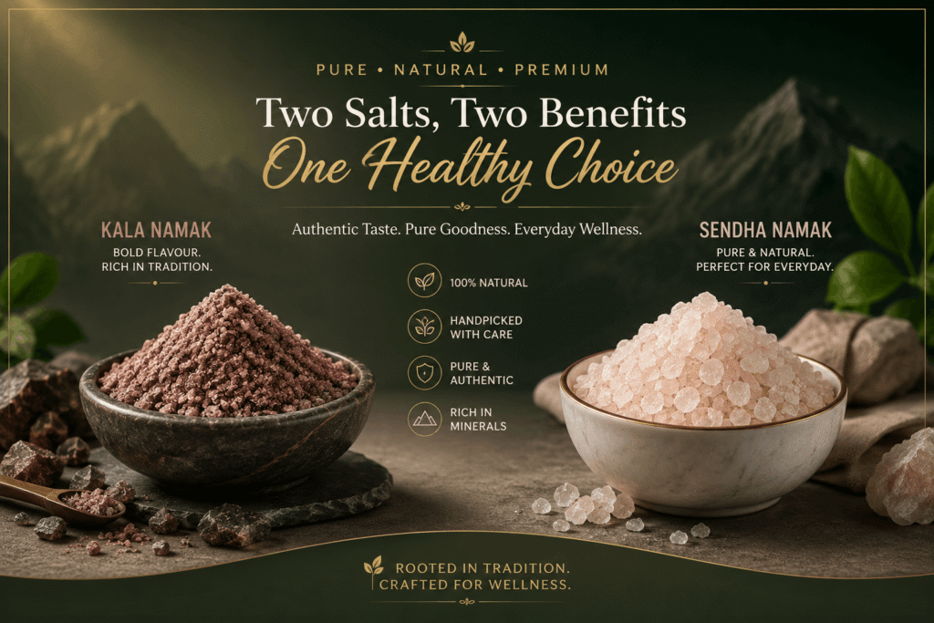 Kala Namak vs Sendha Namak:Which One Should You Use?