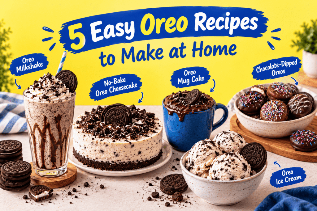 5 Easy Oreo Recipes to Make at Home