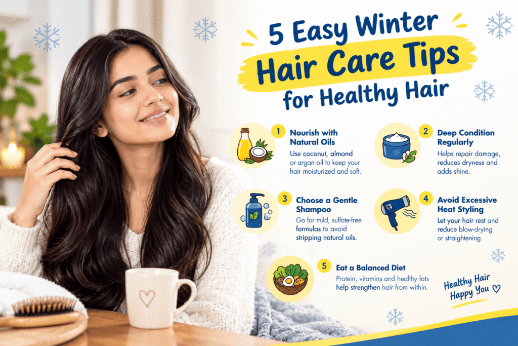 5 Easy Winter Hair Care Tips for Healthy Hair