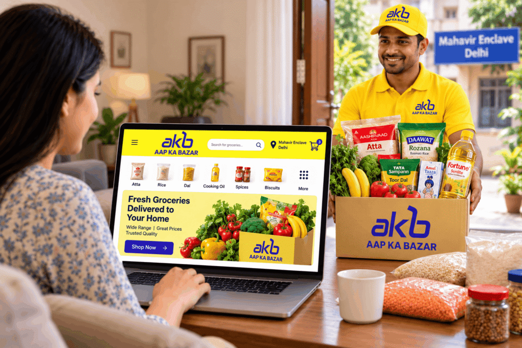 Mahavir Enclave Online Grocery Shopping Service