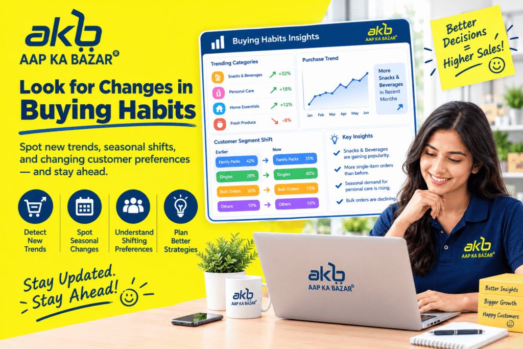 4. Look for Changes in Buying Habits