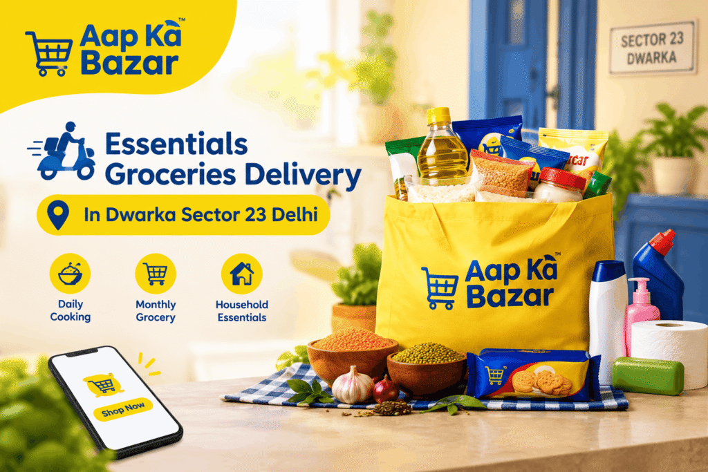 Essentials Groceries Delivery In Dwarka Sector 23 Delhi