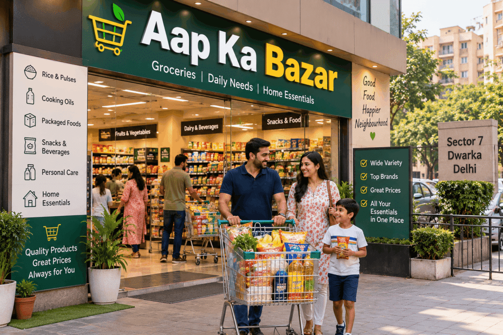 Grocery Shopping Dwarka Sector 7 Delhi
