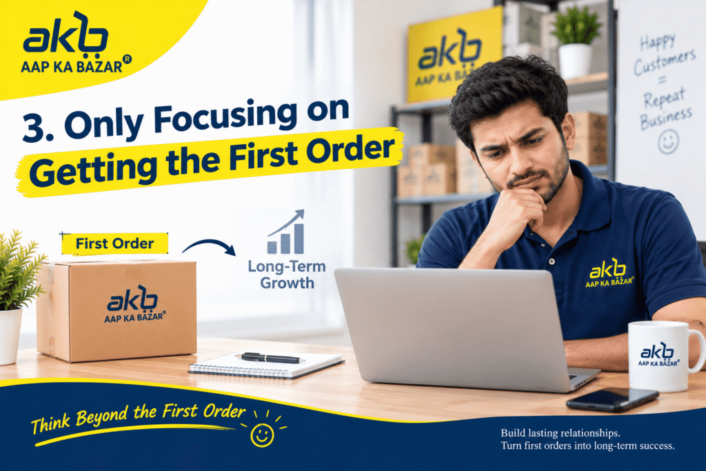 3. Only Focusing on Getting the First Order