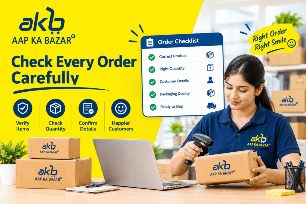 Check Every Order Carefully