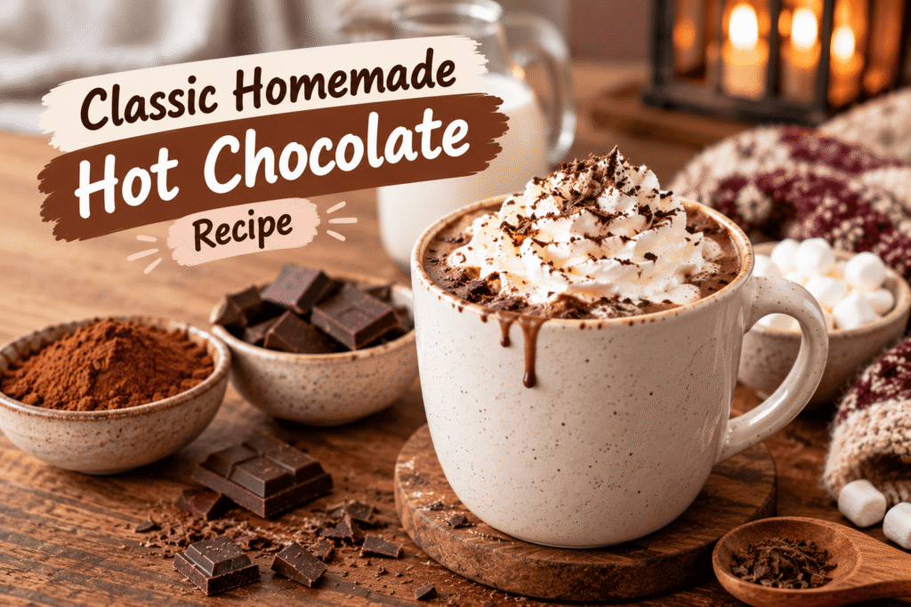 1. Classic Homemade Hot Chocolate Recipe