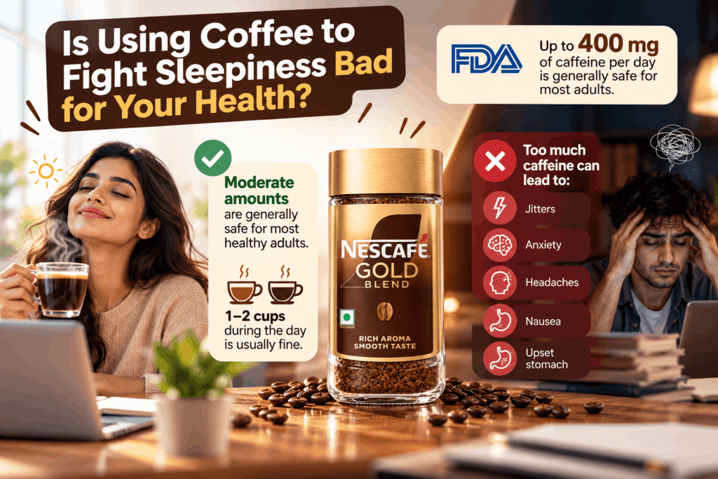 Is Using Coffee to Fight Sleepiness Bad for Your Health?
