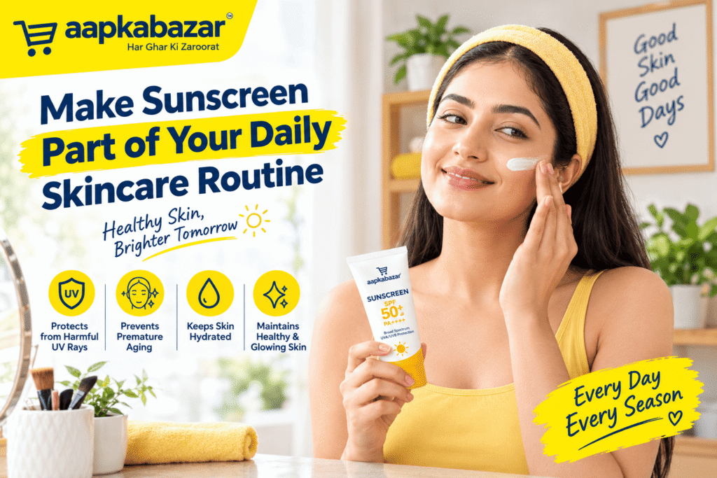 5. Make Sunscreen Part of Your Daily Skincare Routine