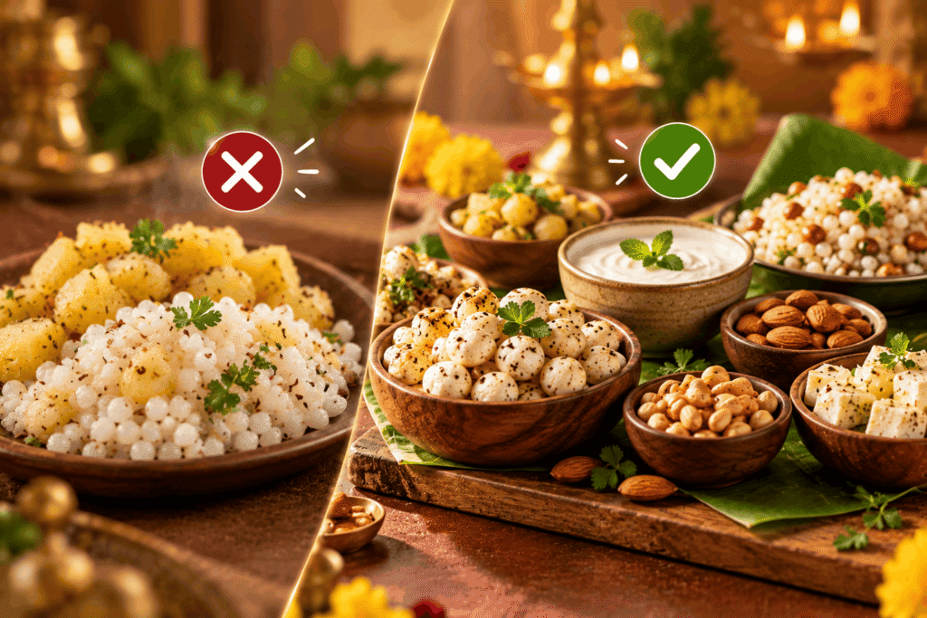 Relying Solely on Potatoes and Sabudana