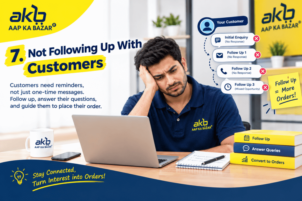 7. Not Following Up With Customers