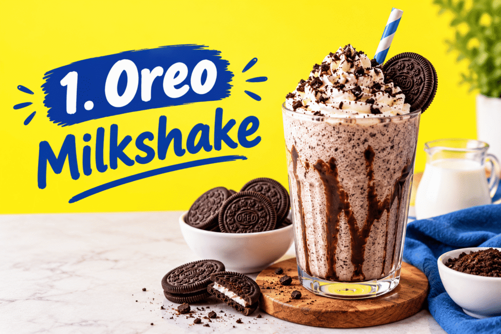 1. Oreo Milkshake