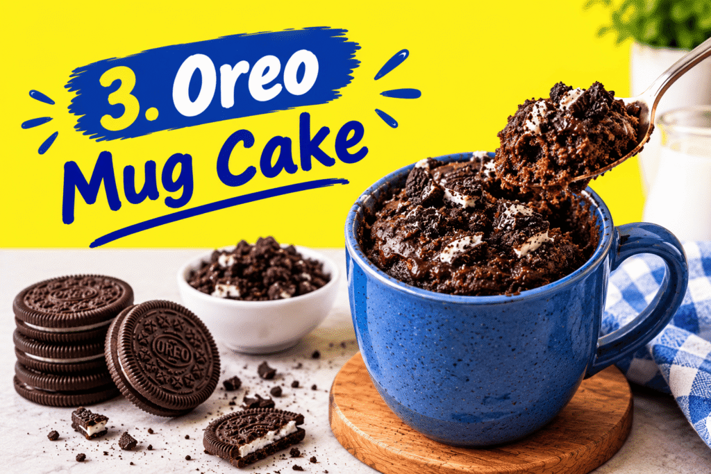 3. Oreo Mug Cake
