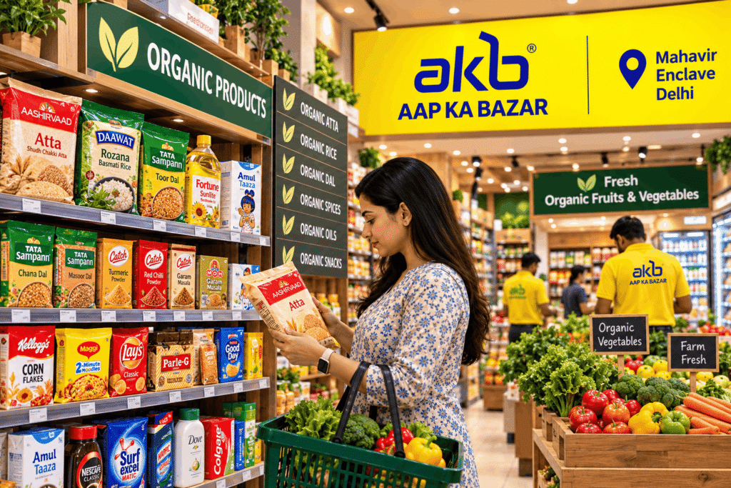 Organic Grocery Stores Mahavir Enclave