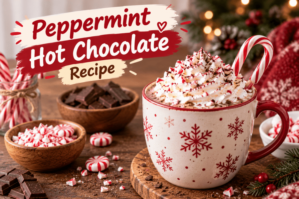 4. Peppermint Hot Chocolate Recipe