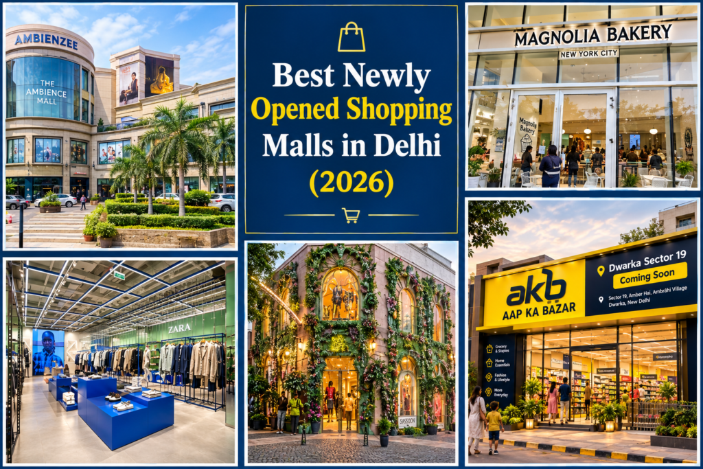 5 Best Newly Opened Shopping Malls in Delhi (2026)
