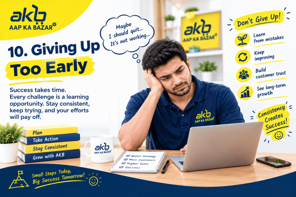 10. Giving Up Too Early