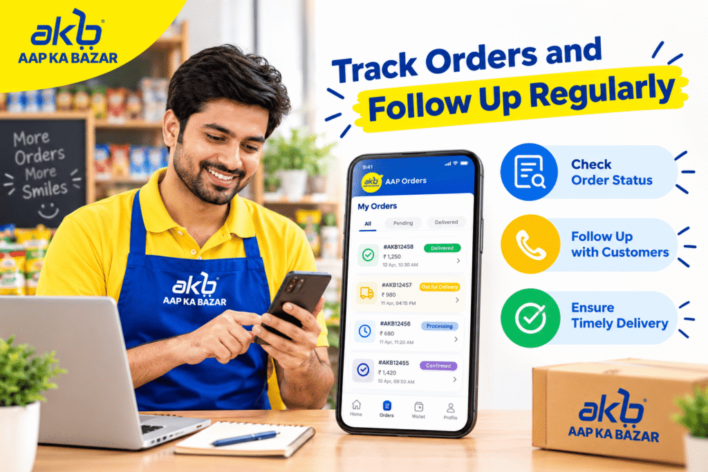 6. Track Orders and Follow Up Regularly