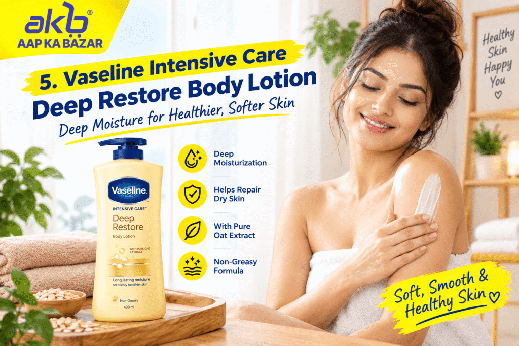 5. Vaseline Intensive Care Deep Restore Body Lotion
