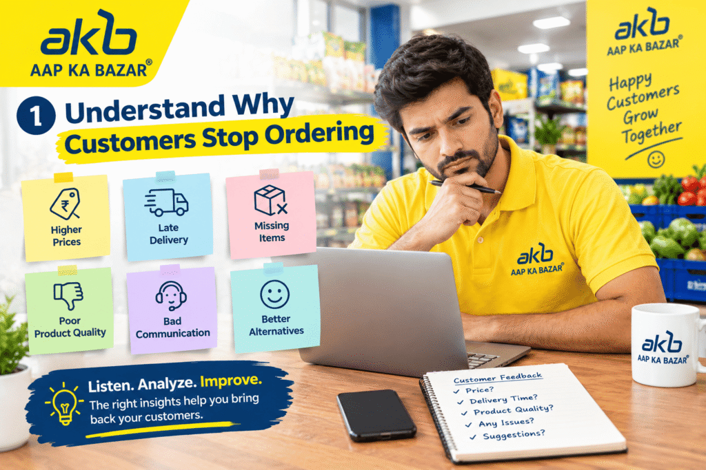 1. Understand Why Customers Stop Ordering