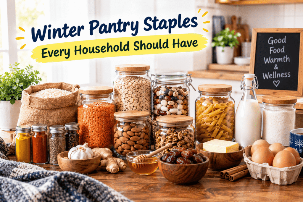 Winter Pantry Staples Every Household Should Have!