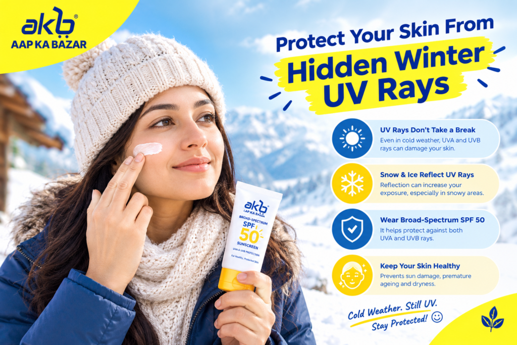 2. Protect Your Skin From Hidden Winter UV Rays